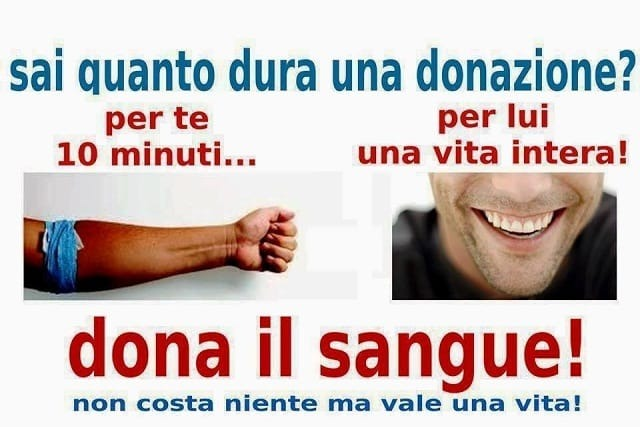 Donazione di sangue PAESANA- Domenica 11 Marzo