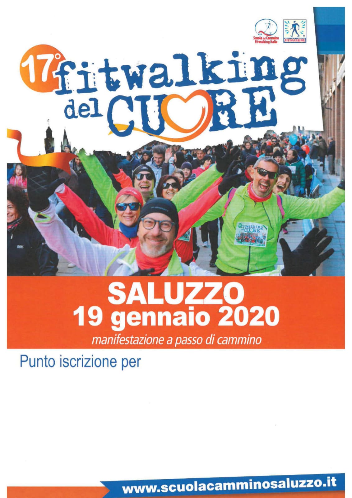 Domenica 19 Gennaio 2020 - 17' FITWALKING DEL CUORE