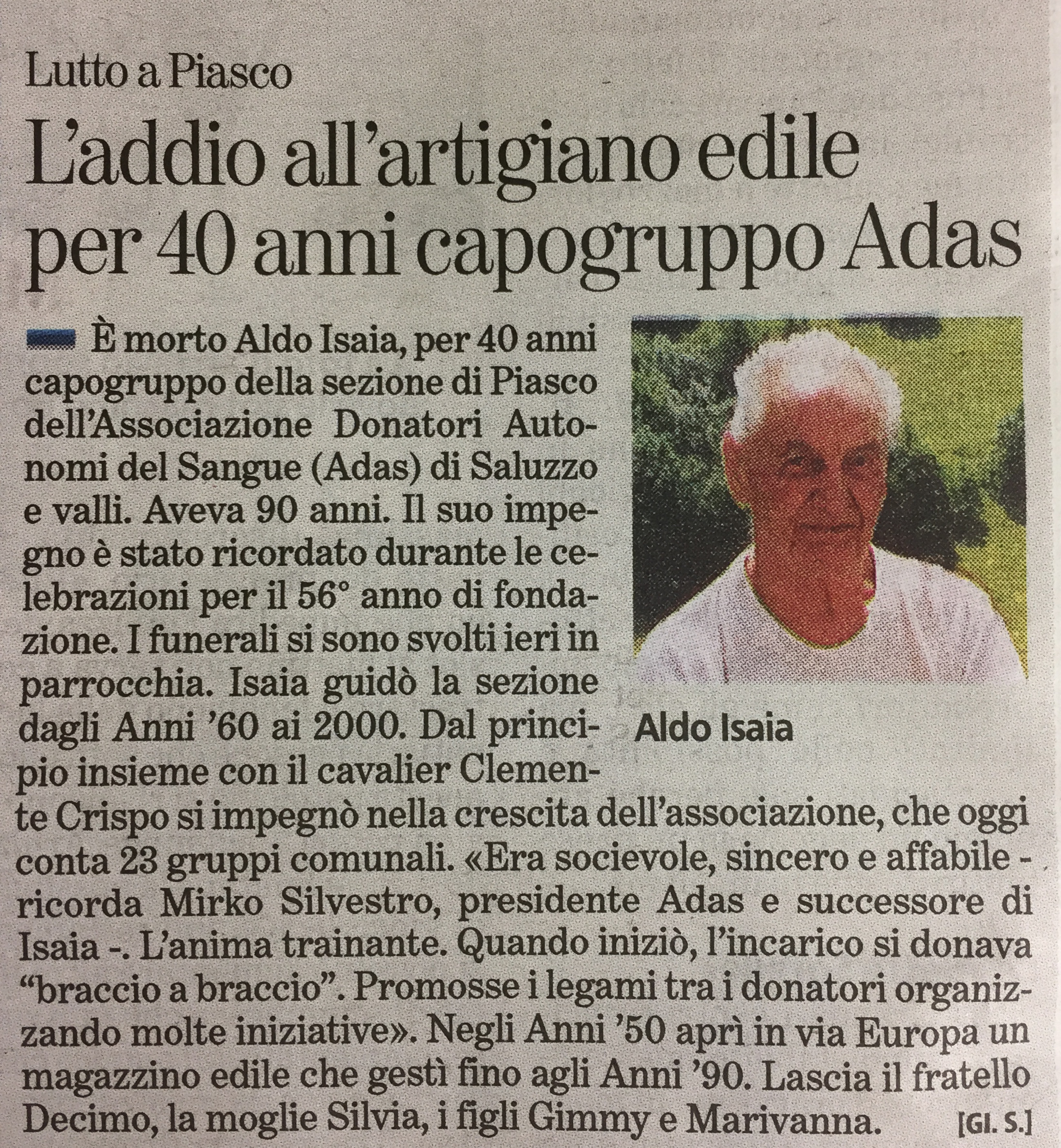 ISAIA ALDO