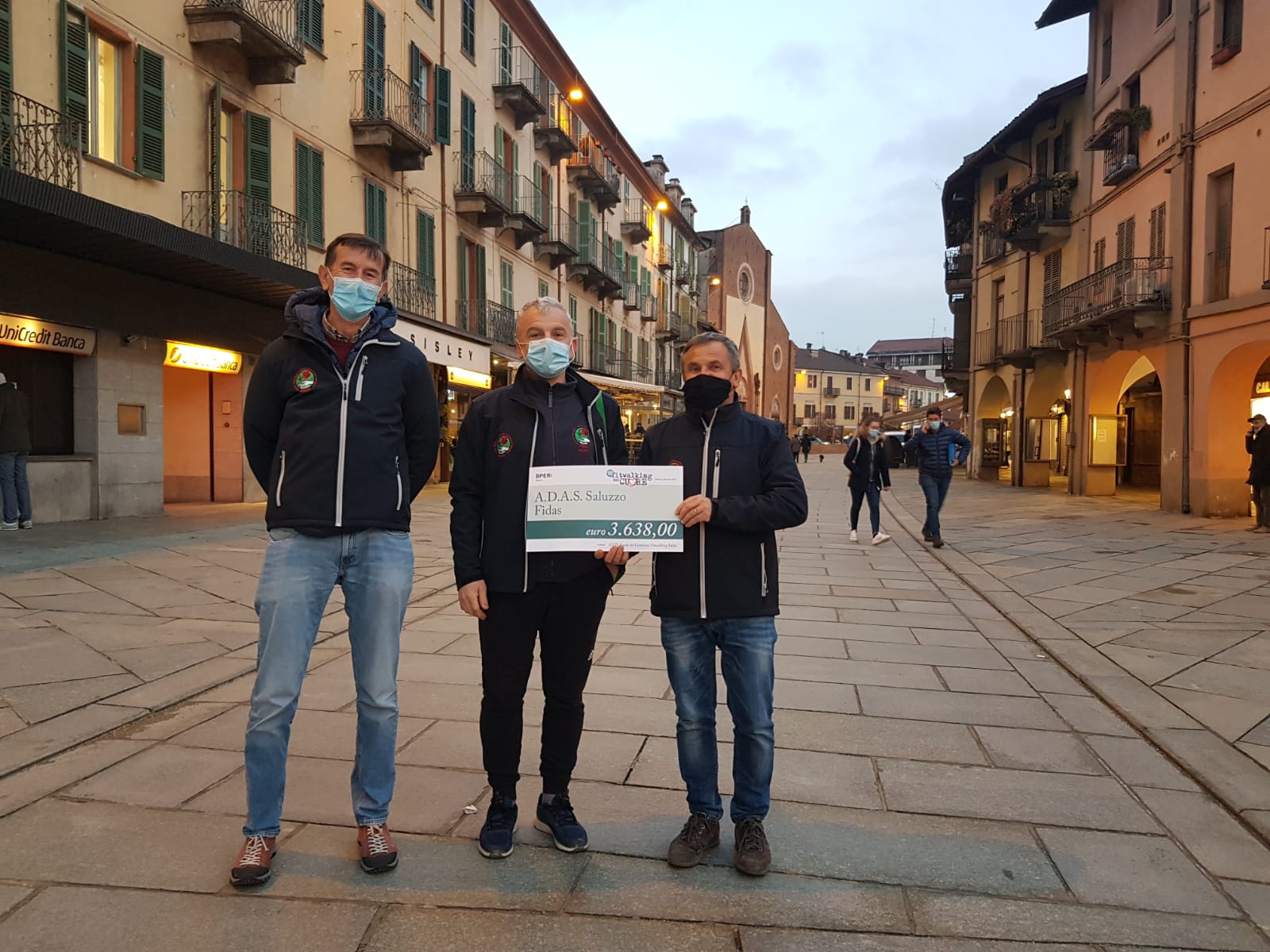 Premio Fitwalking 2021 a favore dell'Ospedale di Saluzzo